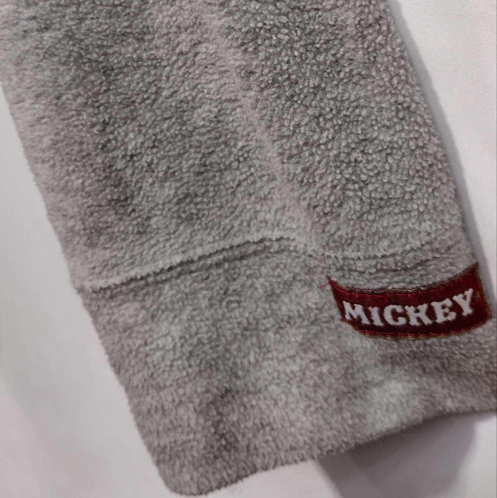 Wonderful World of Disney Fleece Mickey Mouse Hoodie Women's 3X Gray Cozy Magic - Picture 4 of 8